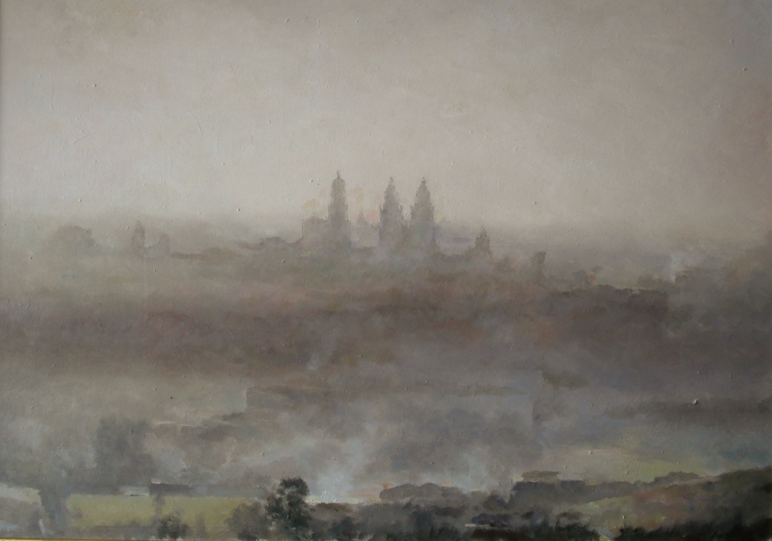 Santiago en la Niebla (Vendido)